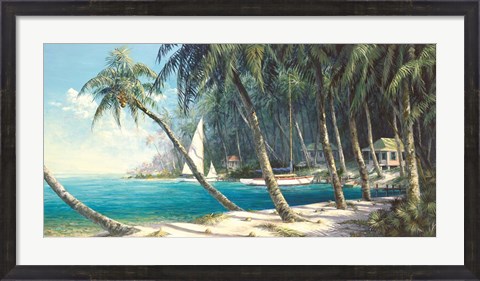 Framed Bali Cove Print