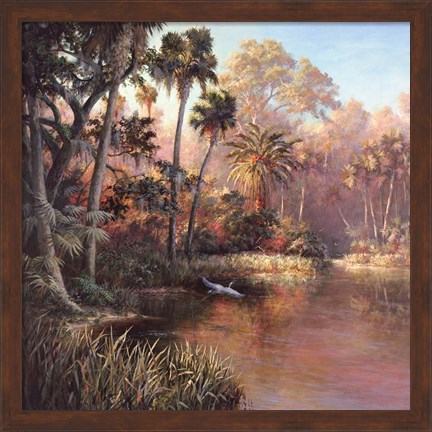 Framed Myakka Sunset Print