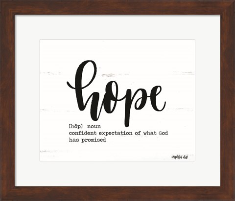 Framed Hope Print