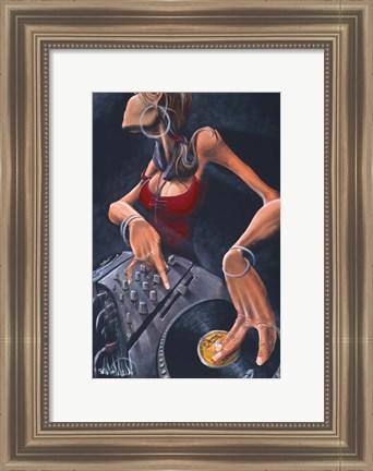 Framed DJ Jewel Print