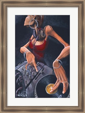 Framed DJ Jewel Print