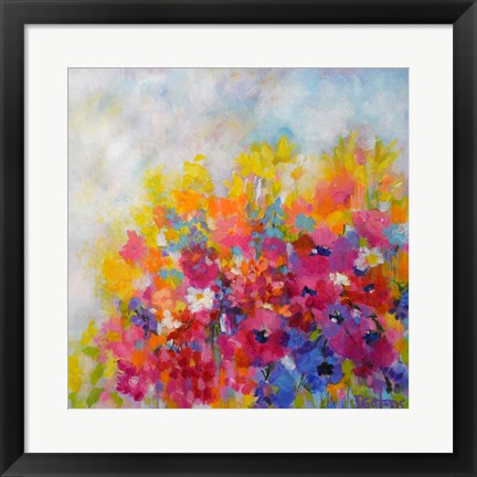 Framed Garden at Millefiori Print