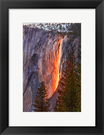 Framed Horsetail Fall Print