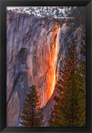 Framed Horsetail Fall Print