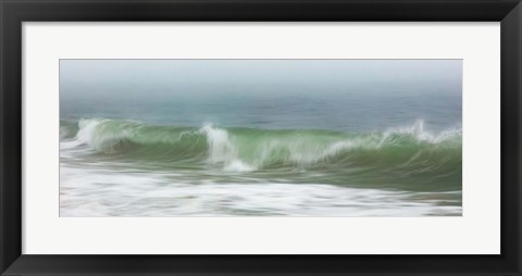 Framed Surfside Beach in Fog Print