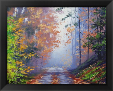 Framed Autumn Forest Print