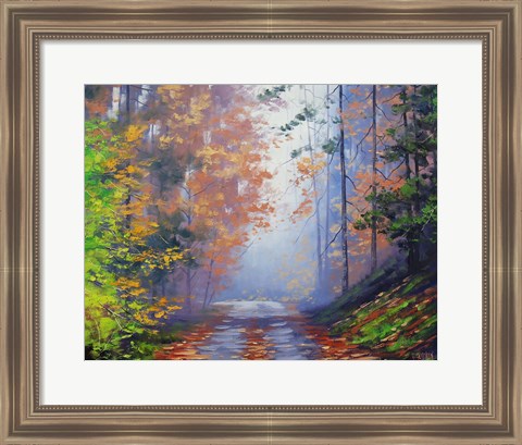 Framed Autumn Forest Print