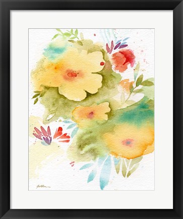 Framed Fiesta Flowers Print