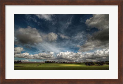 Framed Love Clouds Print