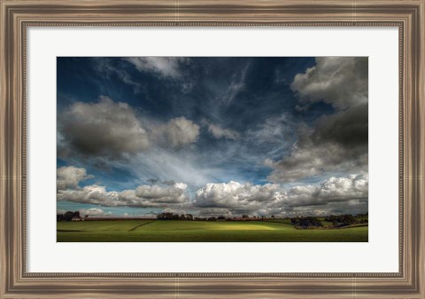 Framed Love Clouds Print