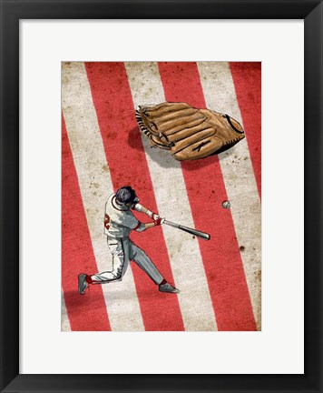 Framed American Sports: Baseball 2 Print