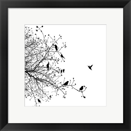 Framed Bird I Print