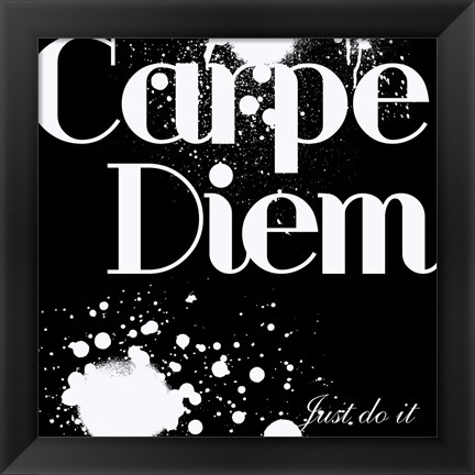 Framed Carpe Diem Print