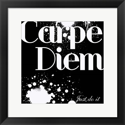 Framed Carpe Diem Print