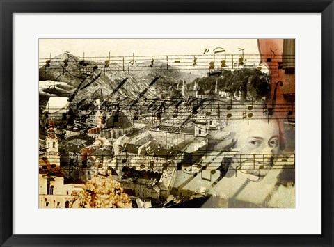 Framed Classical Music Print