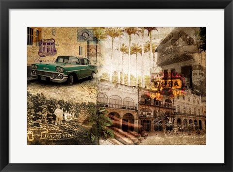 Framed Cuba Print