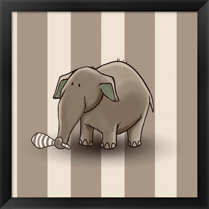 Framed Elephant Print