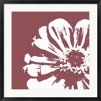 Framed Flower II Print