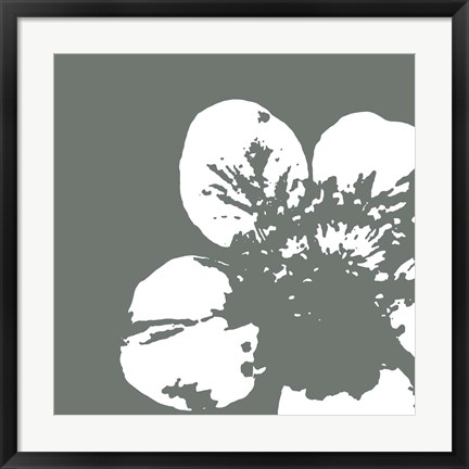 Framed Flower III Print