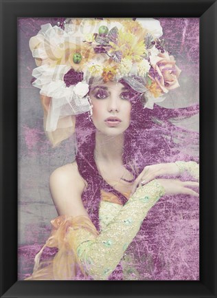 Framed Flower Lady Print