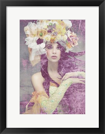 Framed Flower Lady Print