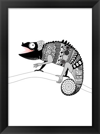 Framed Gecko Print