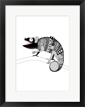 Framed Gecko Print