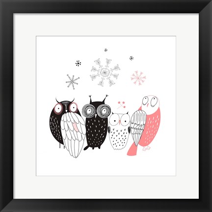 Framed Owl IV Print