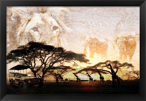 Framed Savanna Print