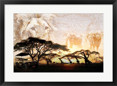 Framed Savanna Print