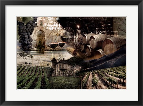 Framed Wine Print