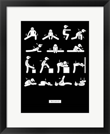 Framed Workout Print