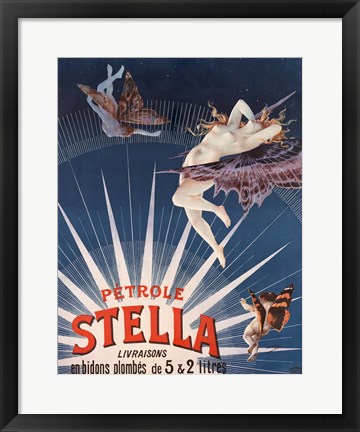 Framed Petrole Stella Print