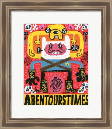 Framed Las Aventuras de Pen Print