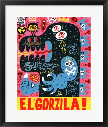 Framed Monstro Print