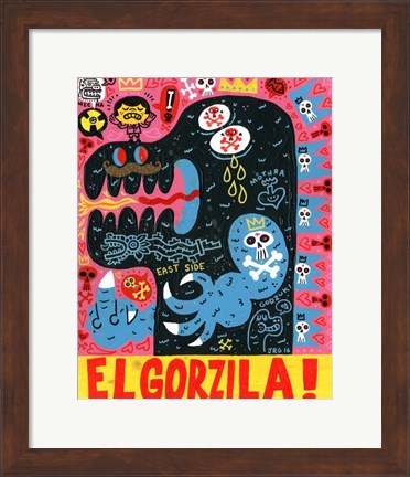 Framed Monstro Print