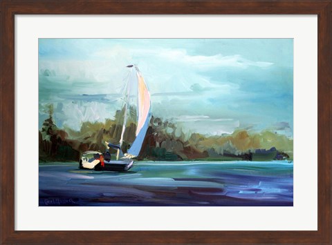 Framed Sailboat Print