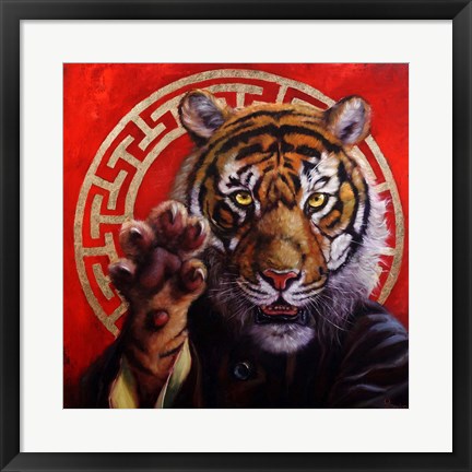 Framed Legend of Tiger Claw Print