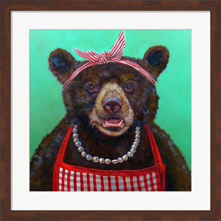 Framed Mama Bear Print