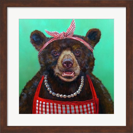 Framed Mama Bear Print