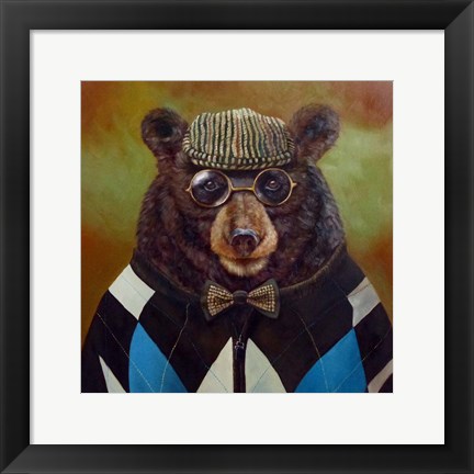 Framed Papa Bear Print