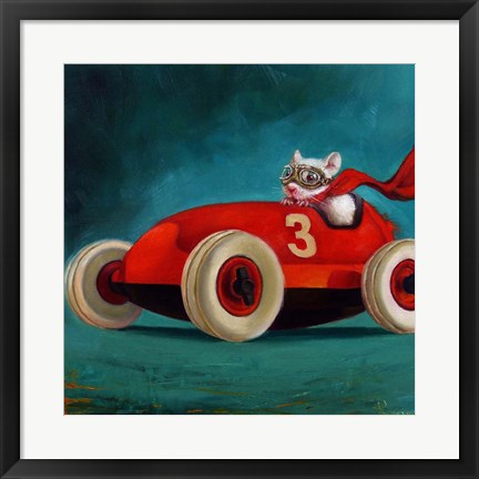 Framed Speed Racer Print