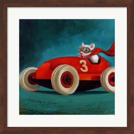 Framed Speed Racer Print