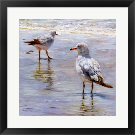 Framed Waders Print