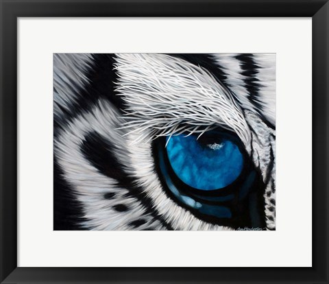 Framed Tiger Eye Print