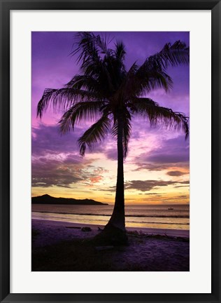 Framed Brasalito Bay, Costa Rica Print