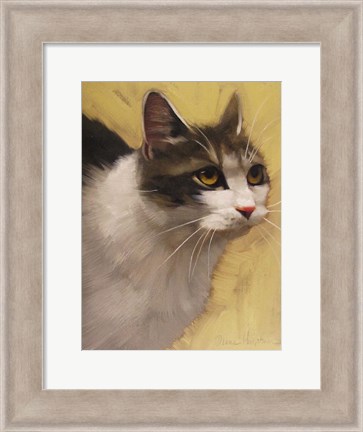 Framed Derby Cat Print