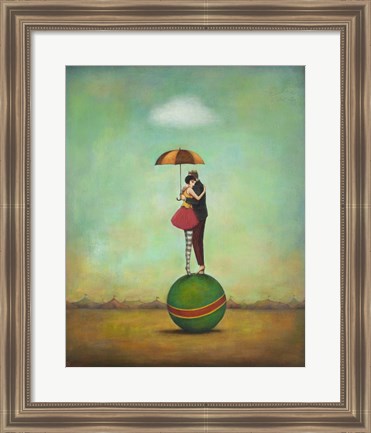 Framed Circus Romance Print