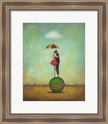 Framed Circus Romance Print