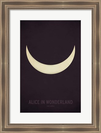 Framed Alice in Wonderland Print